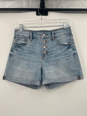 Size 4  Old Navy Light Blue Button-Front Denim Shorts